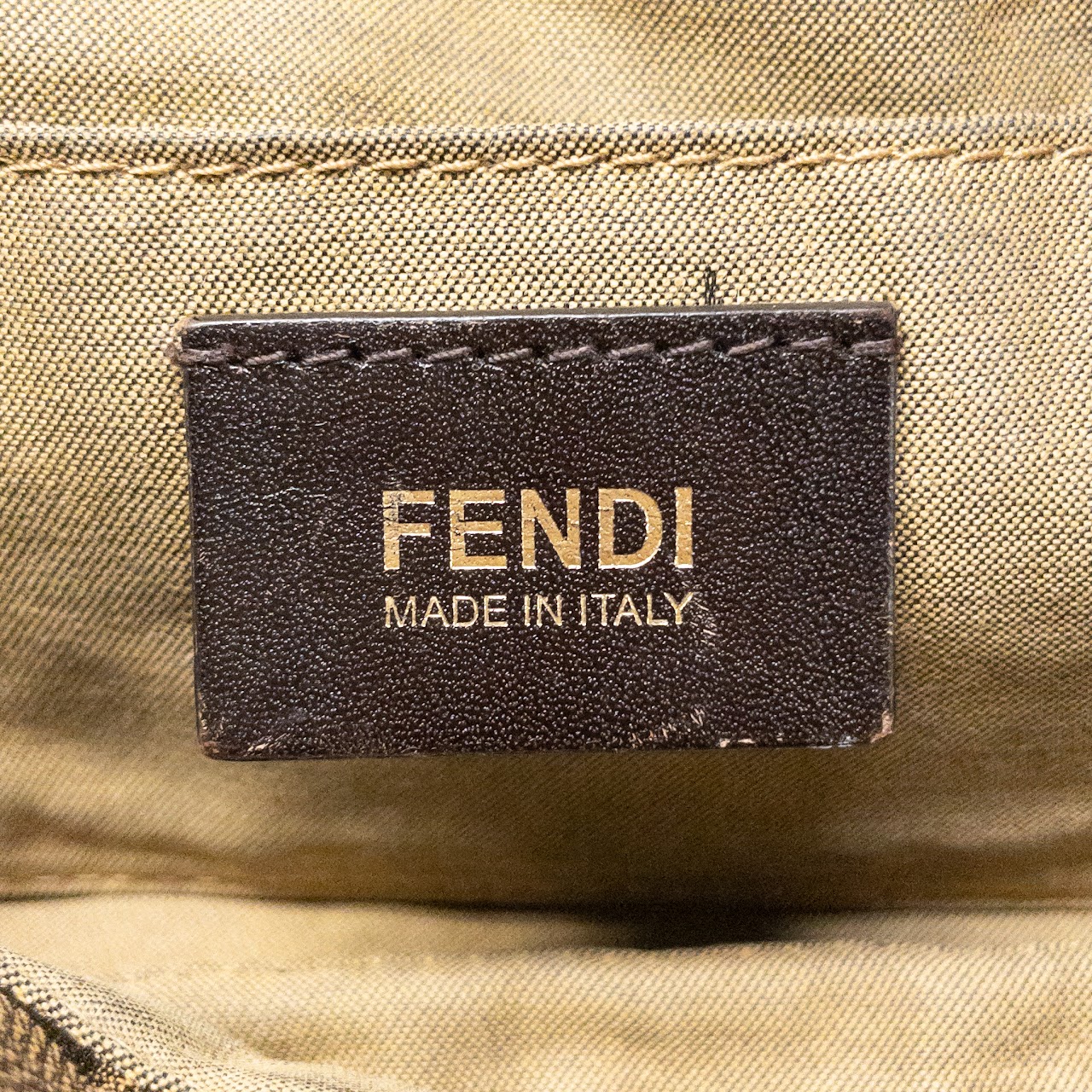 Fendi Twill Shoulder Bag