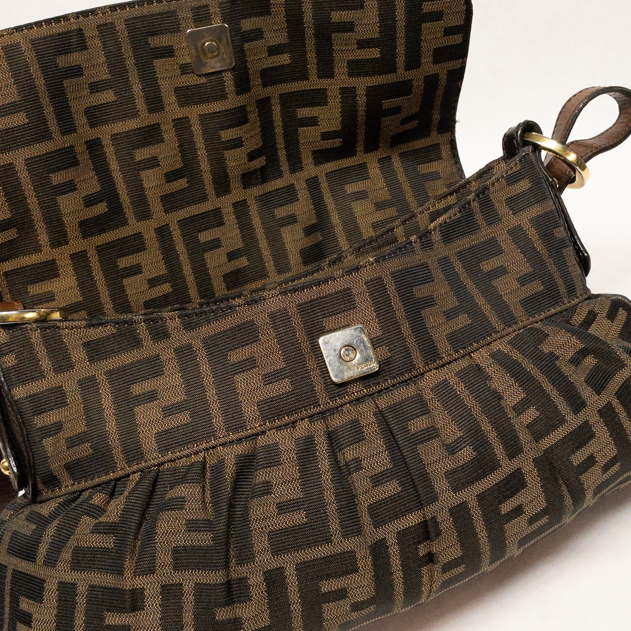 Fendi Twill Shoulder Bag