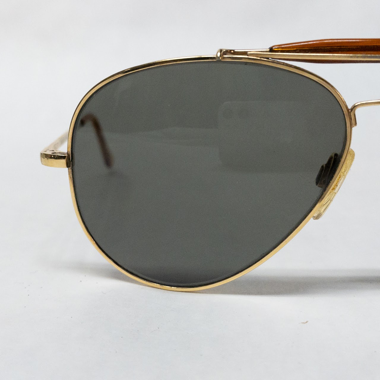 Randolph Sportsman 23K Gold Aviator Sunglasses