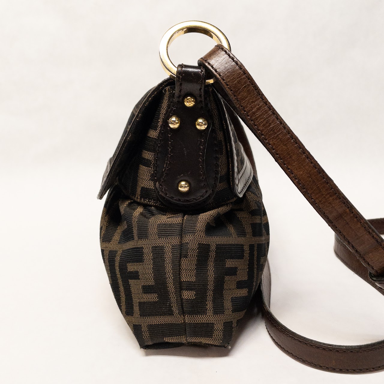 Fendi Twill Shoulder Bag