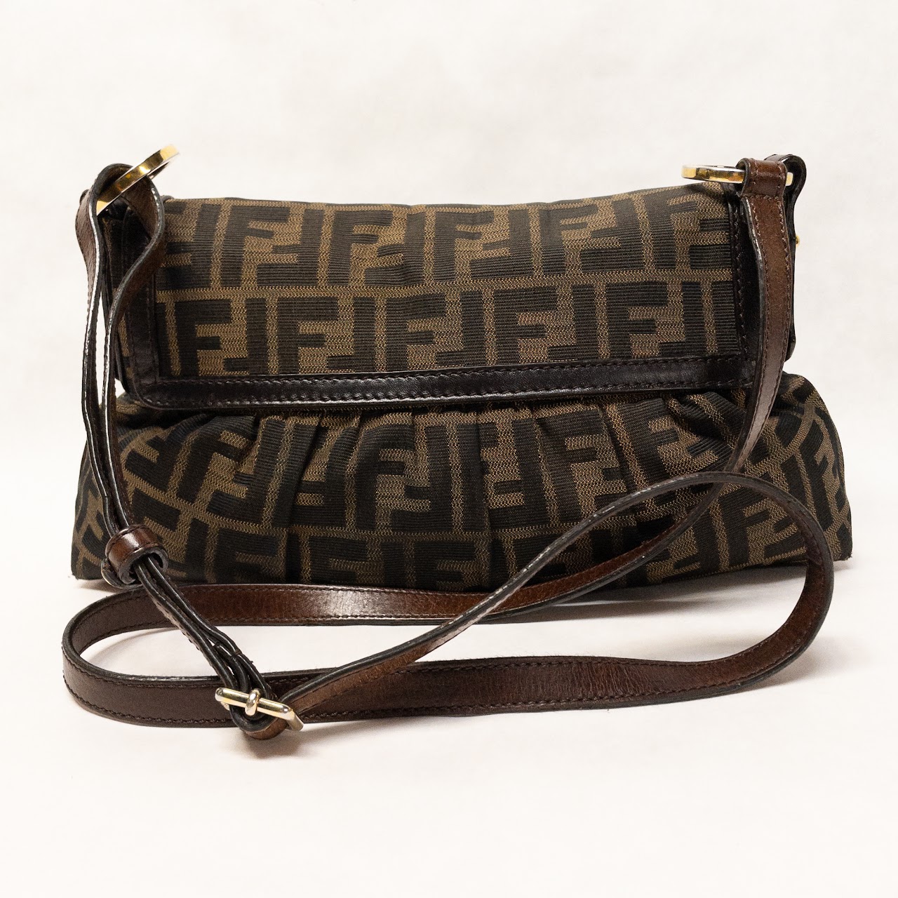 Fendi Twill Shoulder Bag