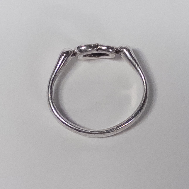 Tiffany & Co. Elsa Peretti Sterling Silver Open Heart Ring