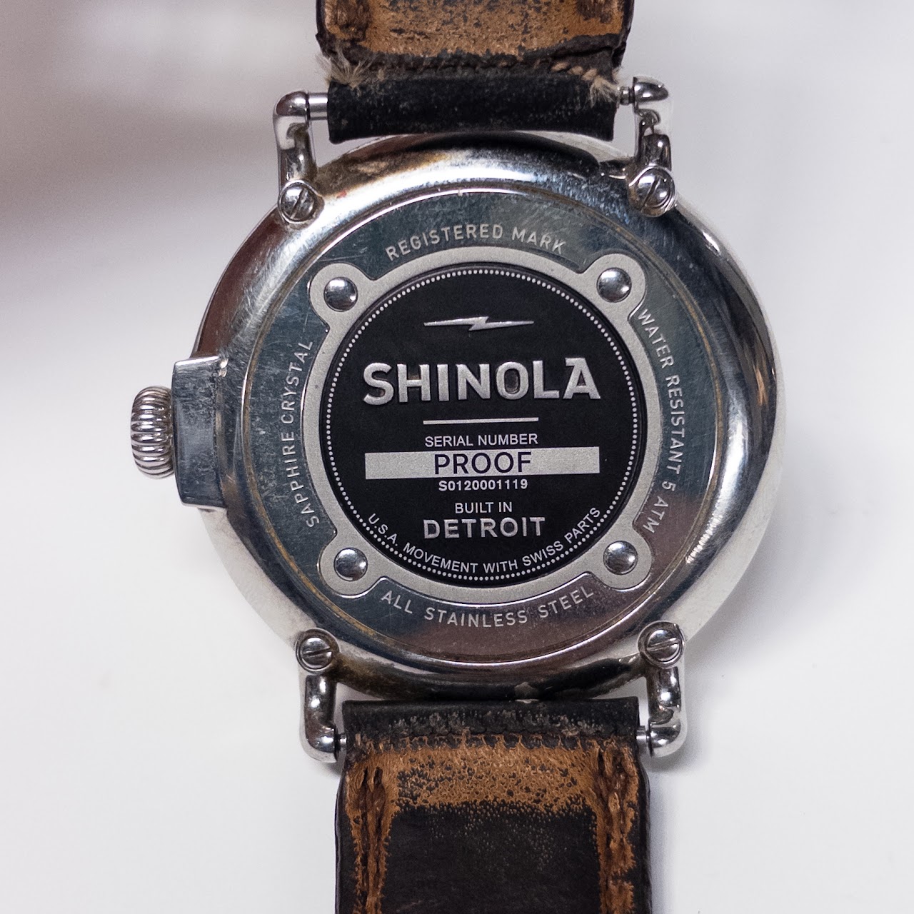 Shinola The Runwell 47mm Slate Blue Dial Watch