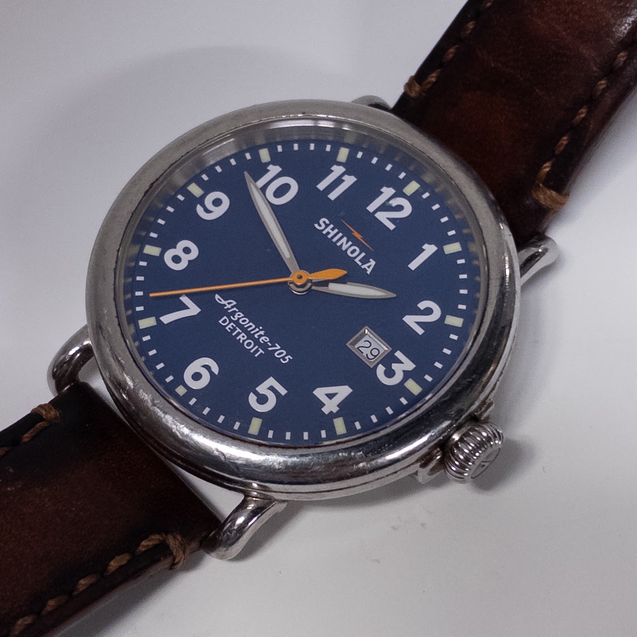 Shinola The Runwell 41mm Perfect Blue Dial Watch