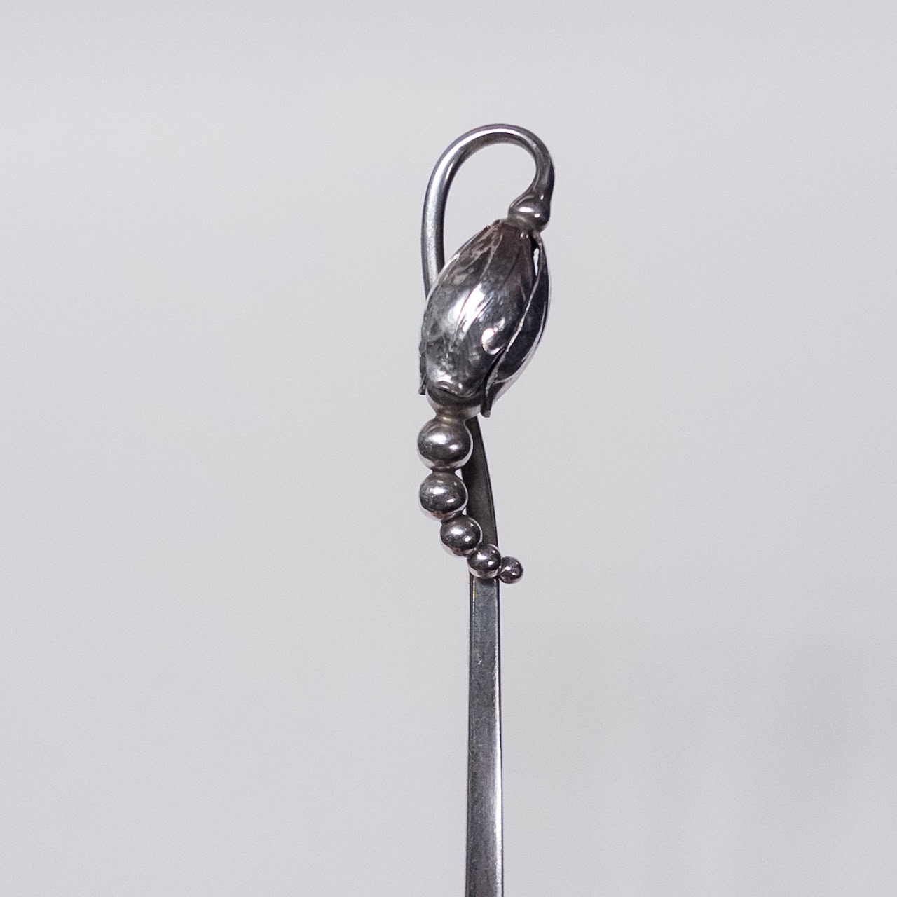 Georg Jensen Sterling Silver Cocktail Fork and Sugar Spoon Duo