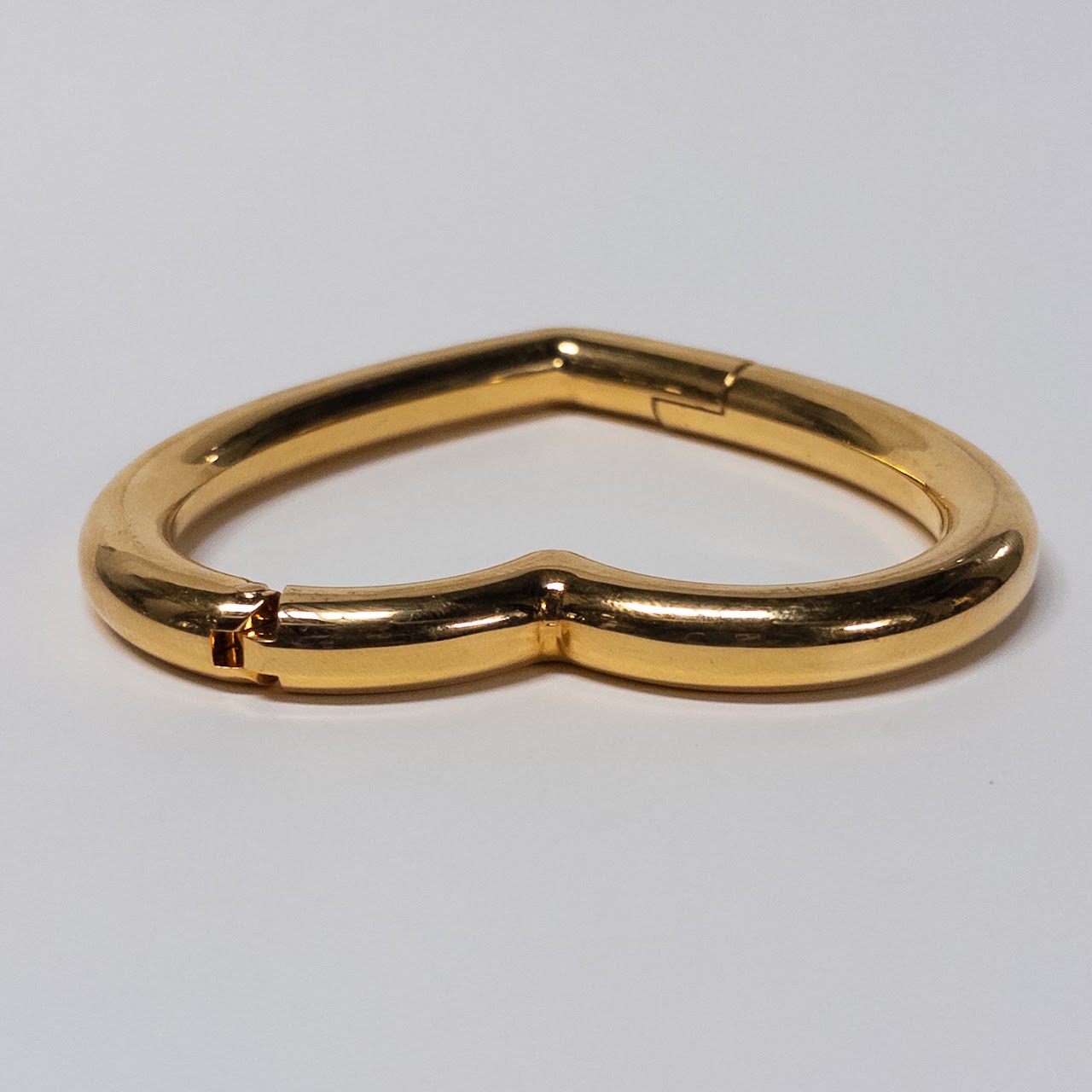 Balenciaga Heart Shaped Bangle Bracelet