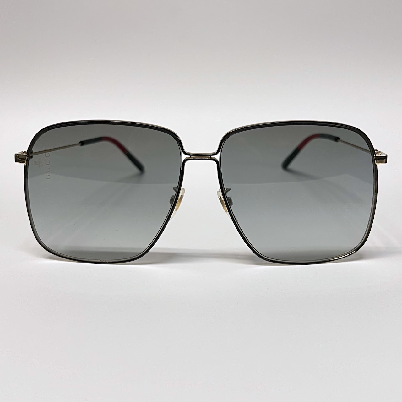 Gucci Square Frame Aviator Sunglasses