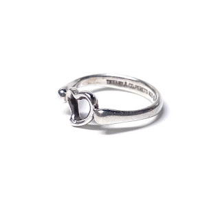 Tiffany & Co. Elsa Peretti Sterling Silver Open Heart Ring