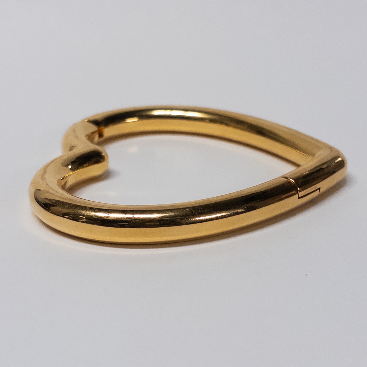 Balenciaga Heart Shaped Bangle Bracelet