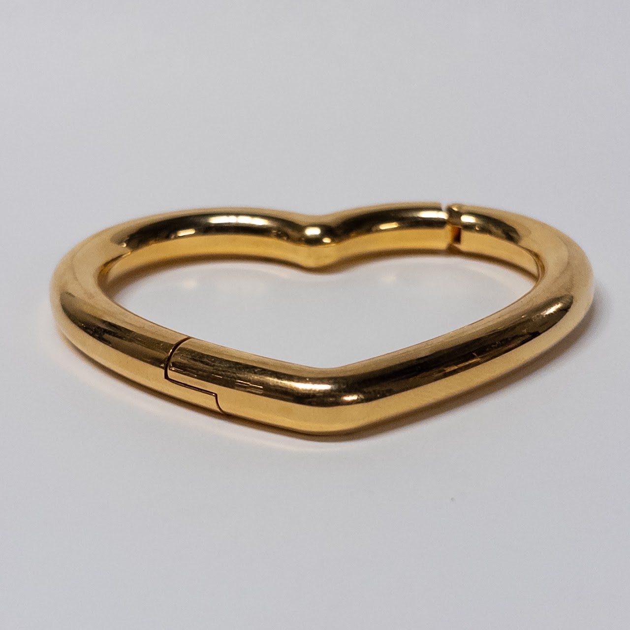 Balenciaga Heart Shaped Bangle Bracelet