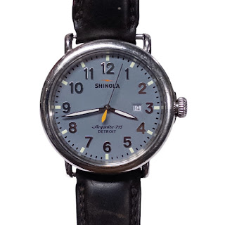 Shinola The Runwell 47mm Slate Blue Dial Watch