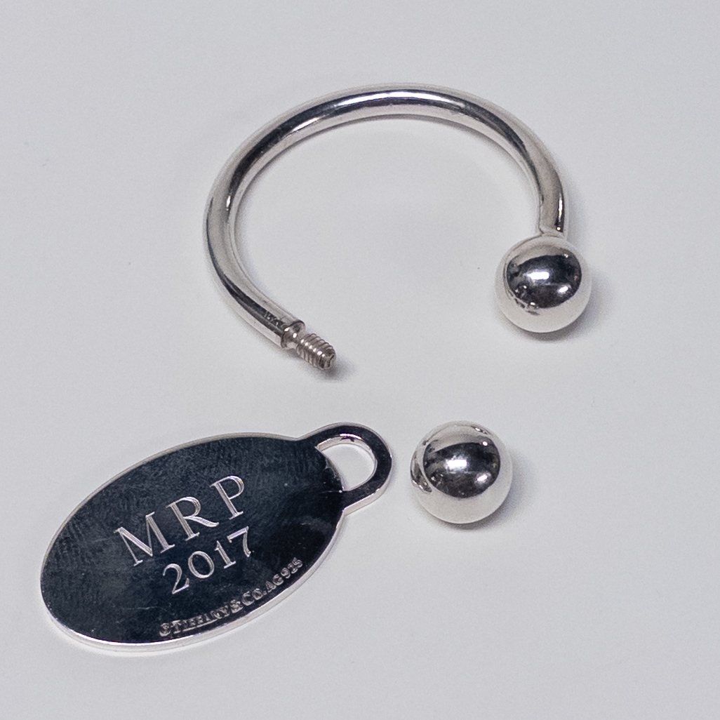 Tiffany & Co. Sterling Silver Key Ring