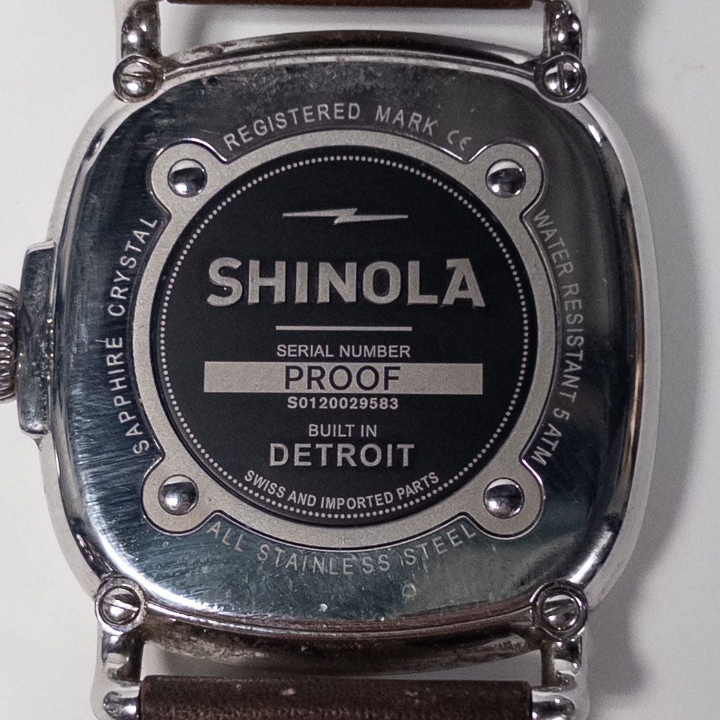 Shinola The Guardian 41.5mm Cool Gray Dial Watch