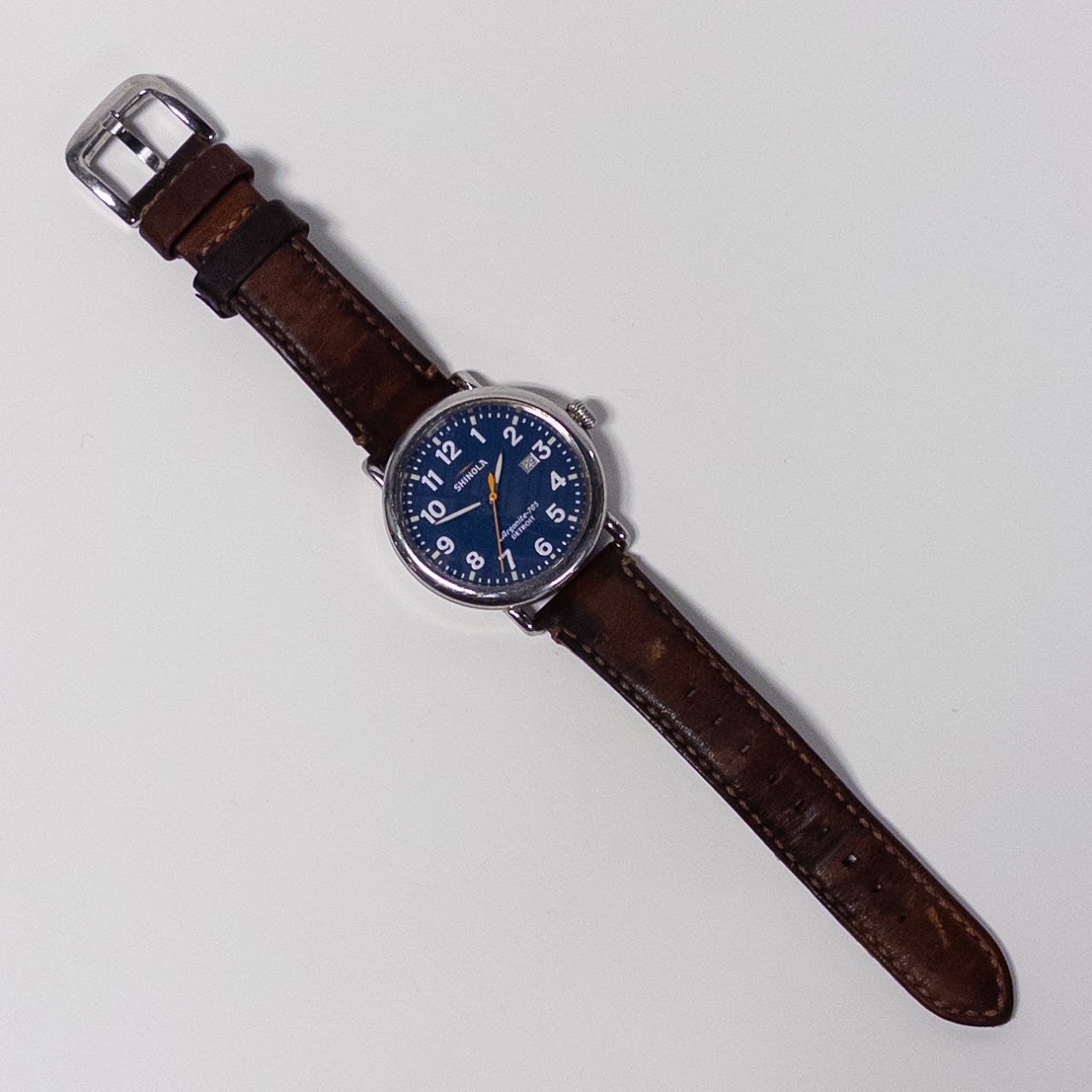 Shinola The Runwell 41mm Perfect Blue Dial Watch