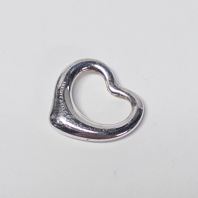 Tiffany & Co. Elsa Peretti Sterling Silver Heart Charm Pendant