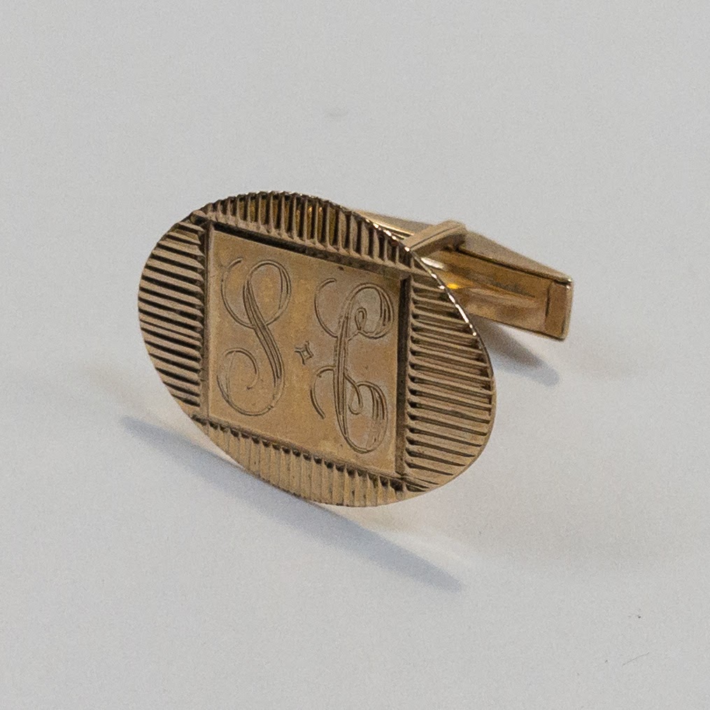 14K Gold Monogrammed Cufflinks