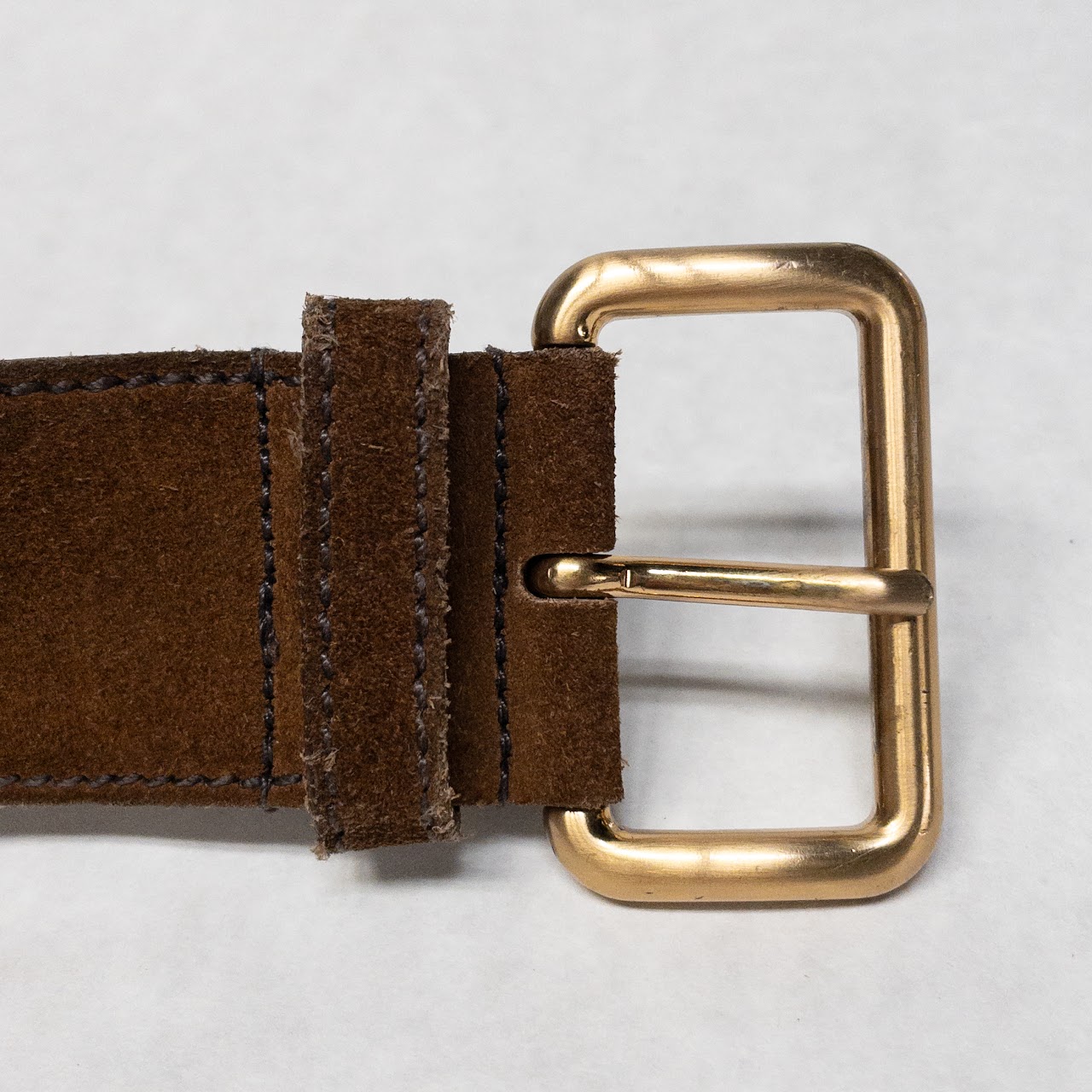 Prada Suede Leather Belt