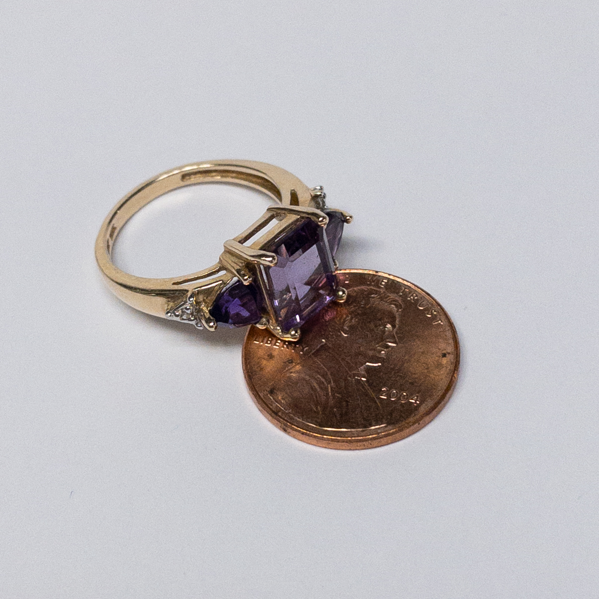 10K Gold & Amethyst Ring