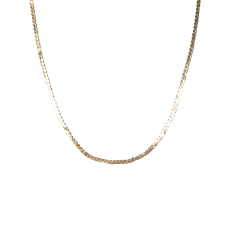 14K Gold S Chain Necklace