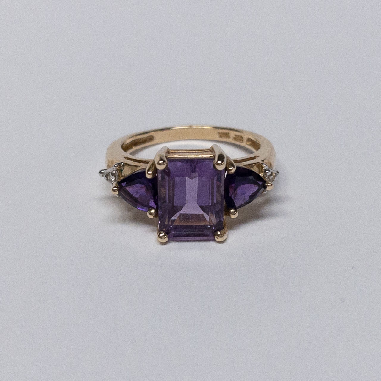 10K Gold & Amethyst Ring