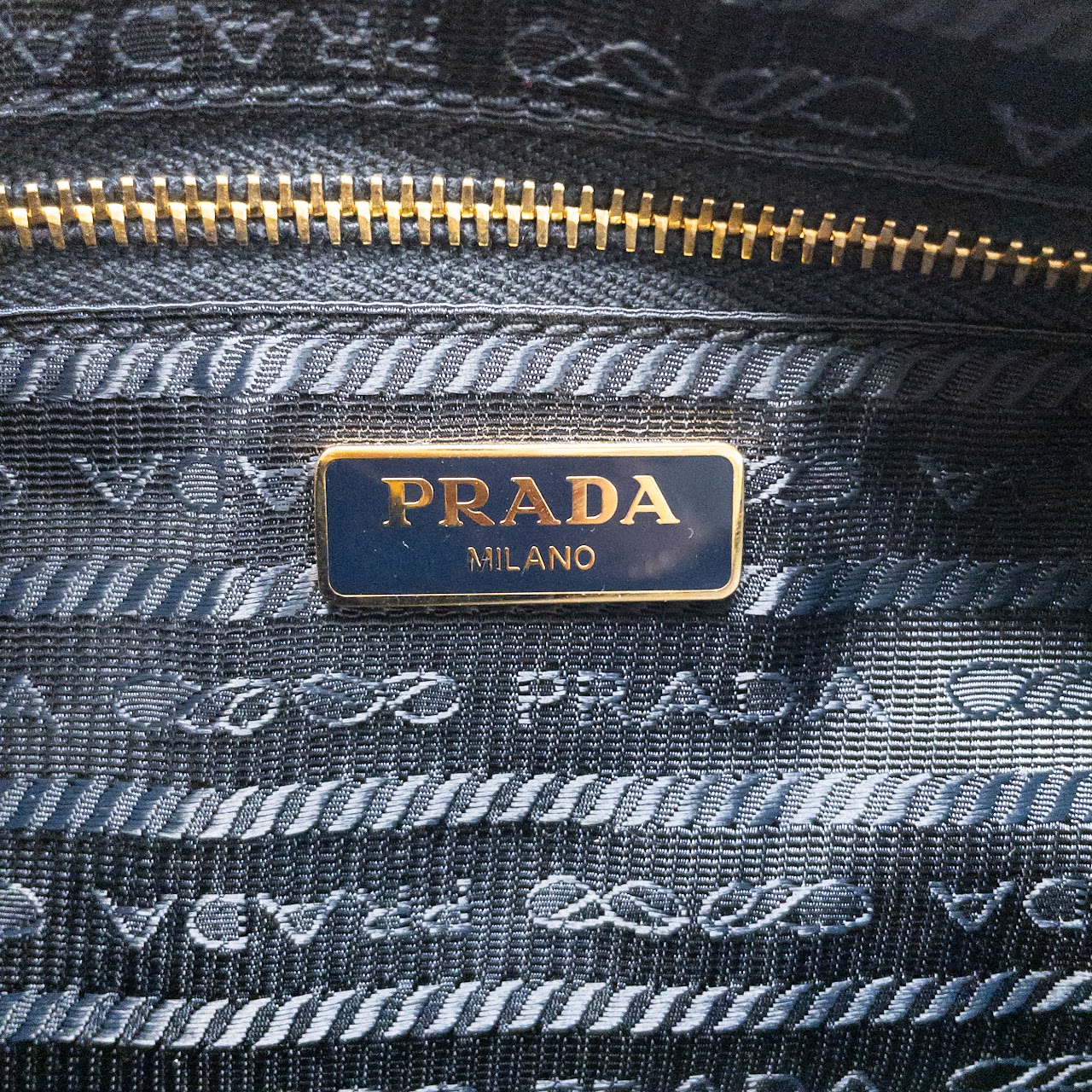 Prada Leather Zipped Pouch