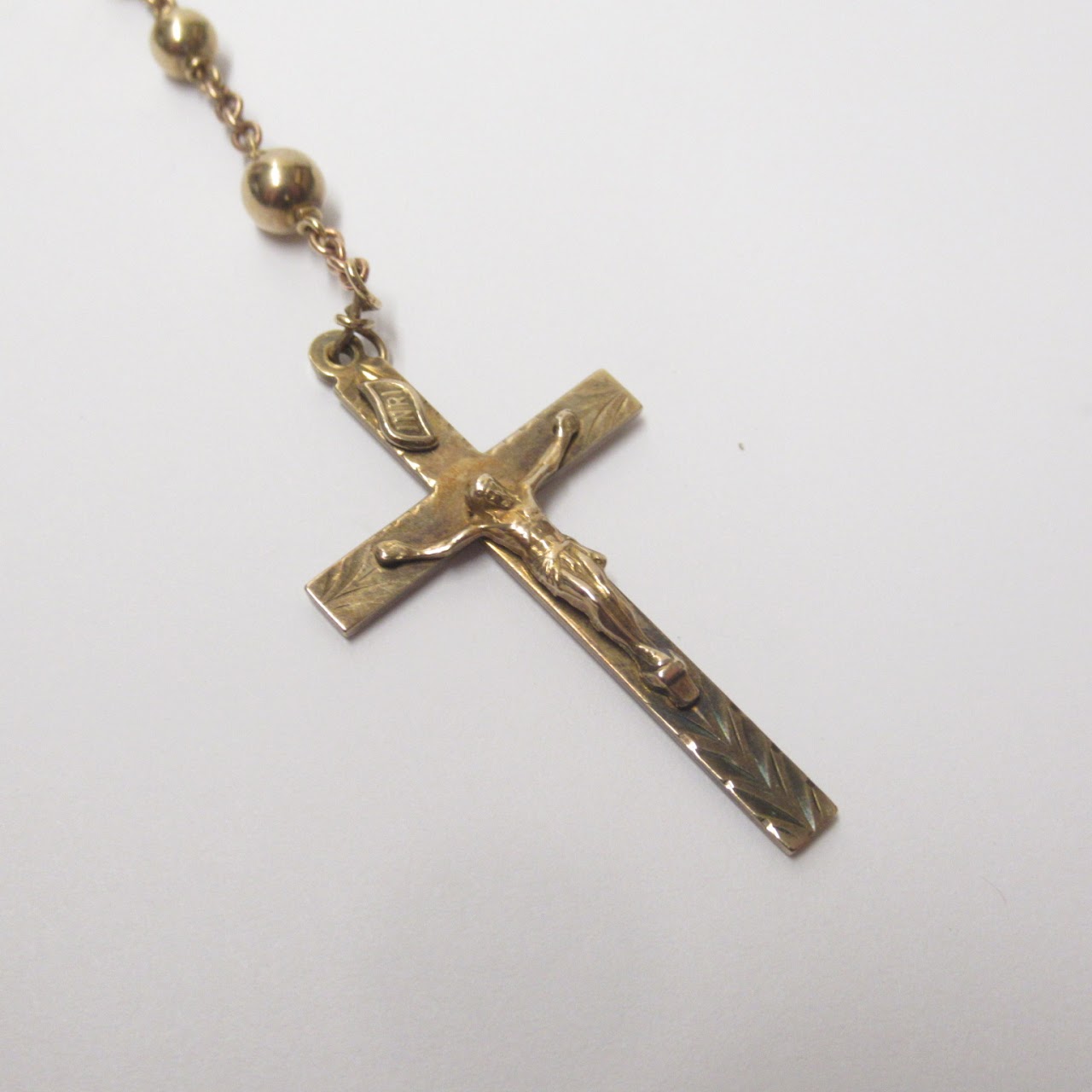 10K Gold Rosary Beads