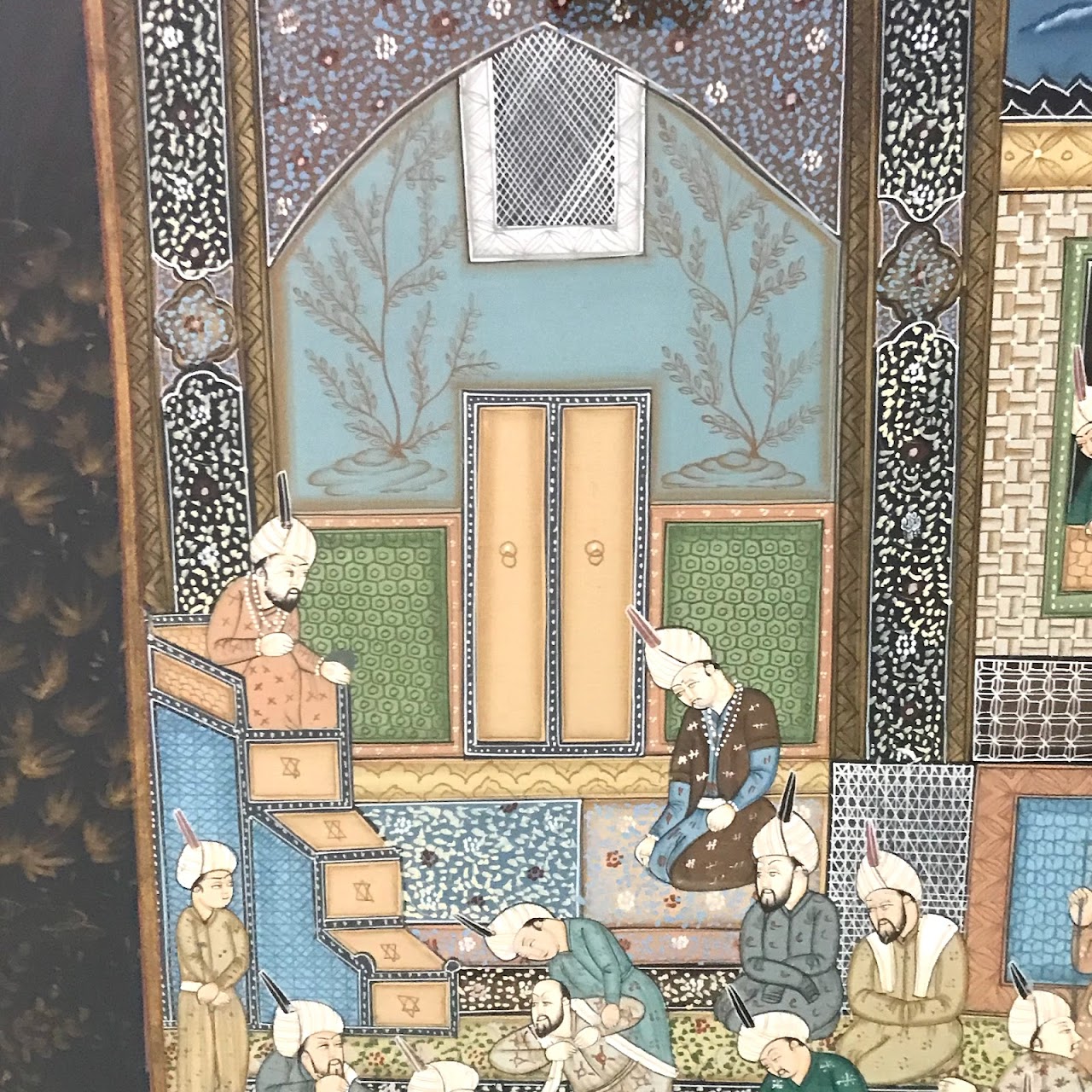 Indian Court Scene Painting