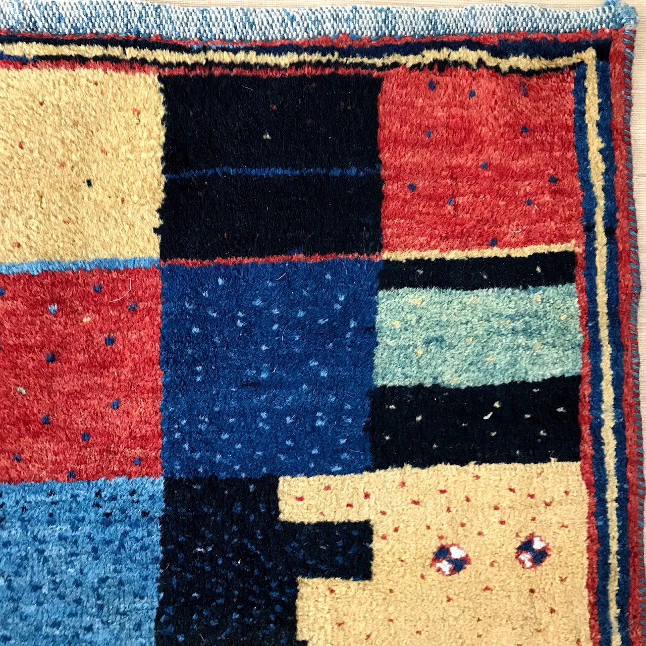 Turkish Modern Small Wool Area Rug