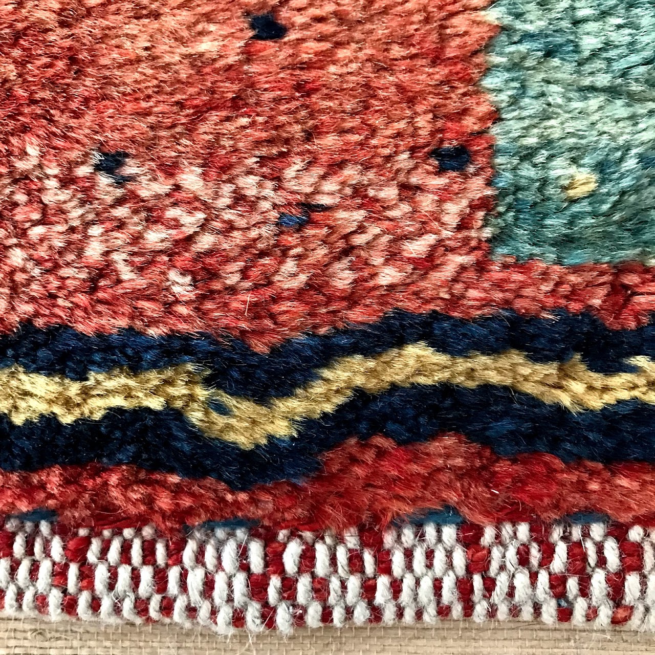 Turkish Modern Small Wool Area Rug