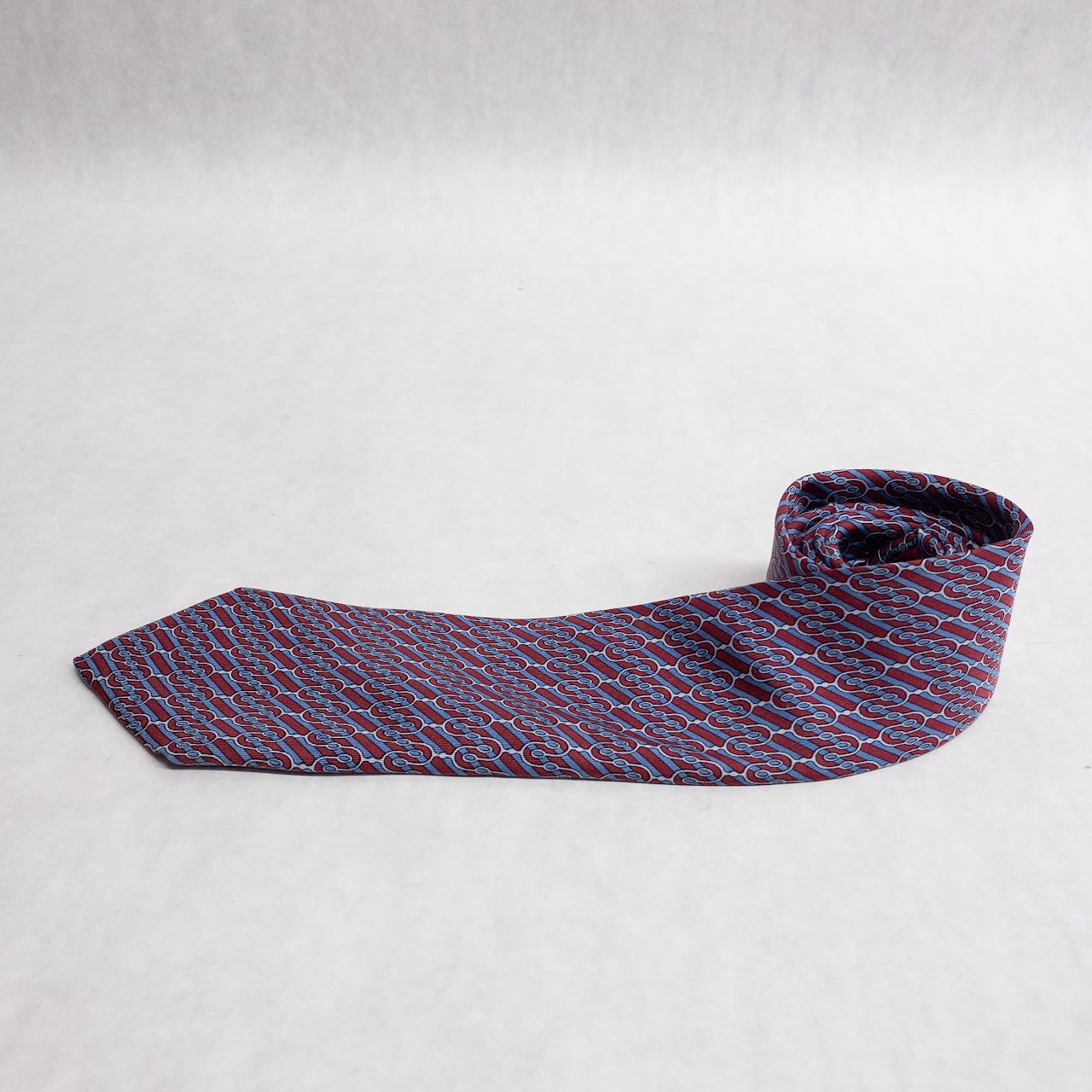 Hermès Vintage Silk Twill Skinny Tie