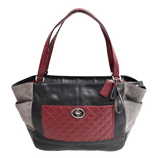 Coach Park Carrie Quilted Colorblock Tote