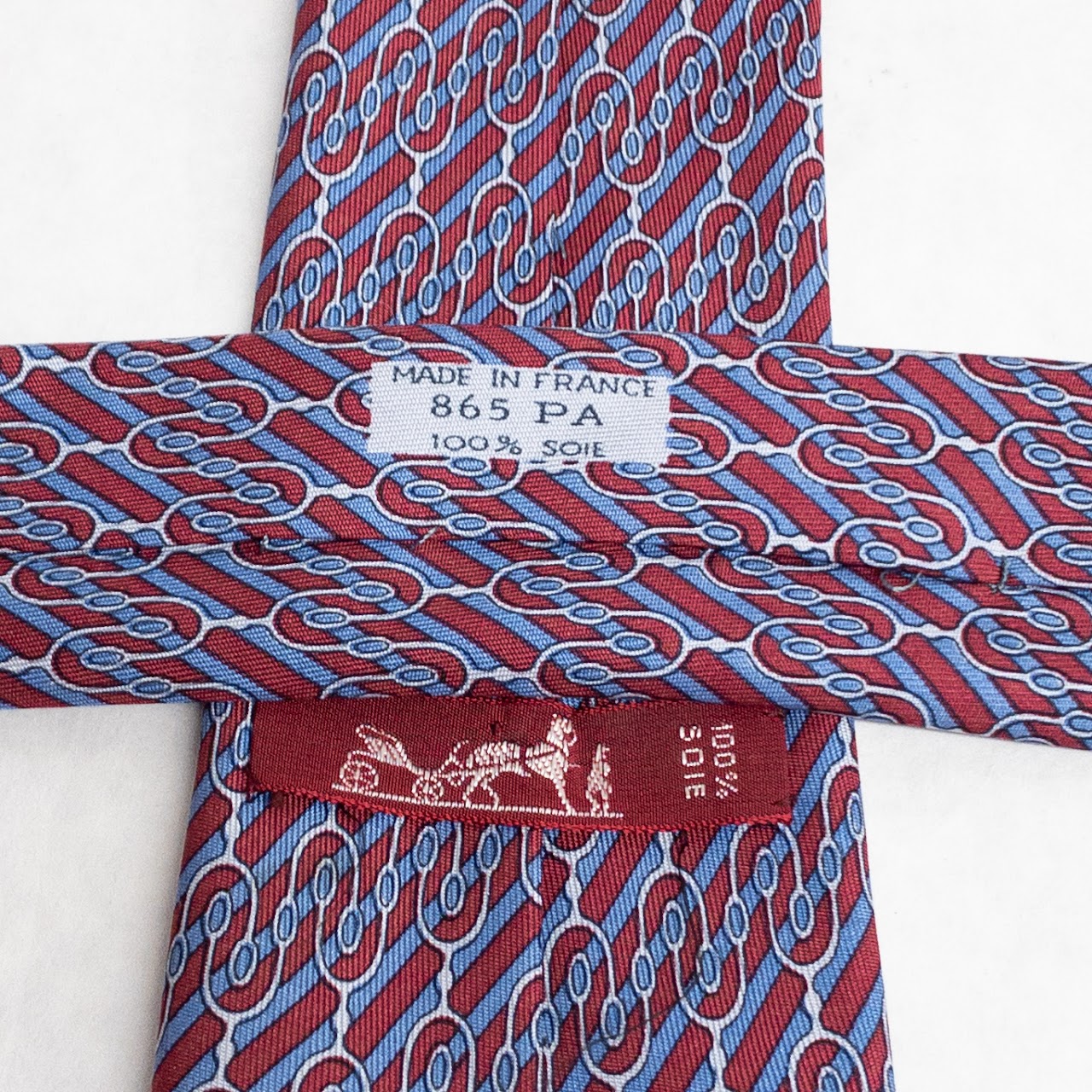 Hermès Vintage Silk Twill Skinny Tie