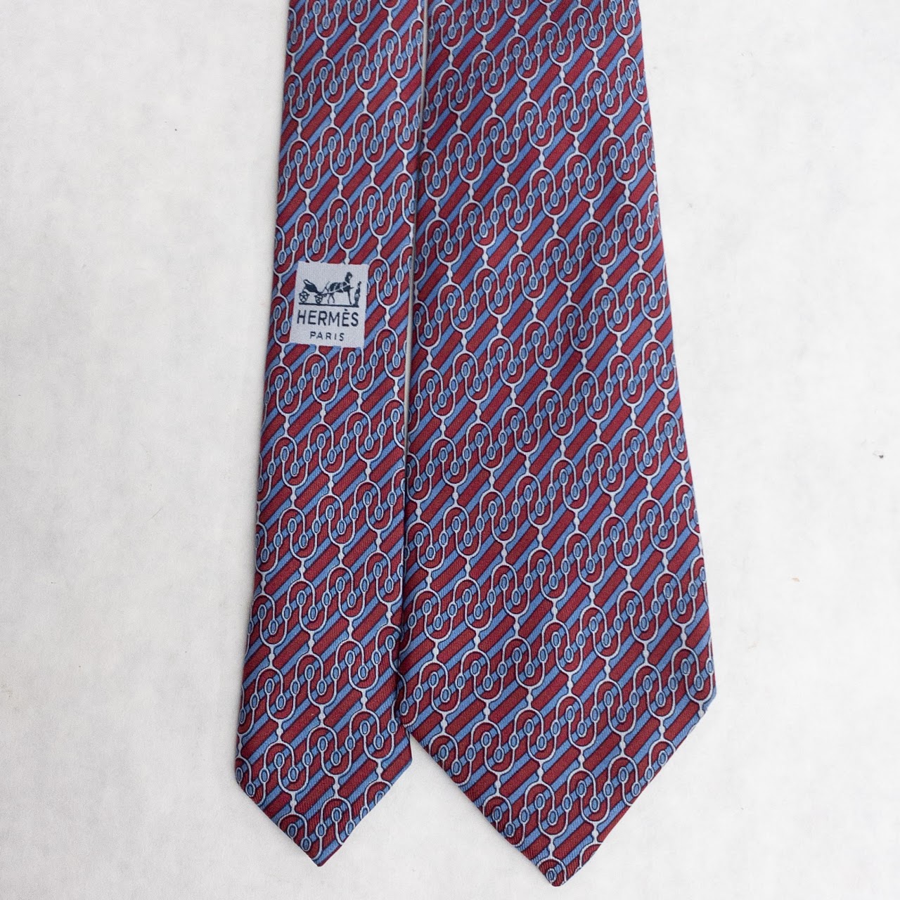 Hermès Vintage Silk Twill Skinny Tie