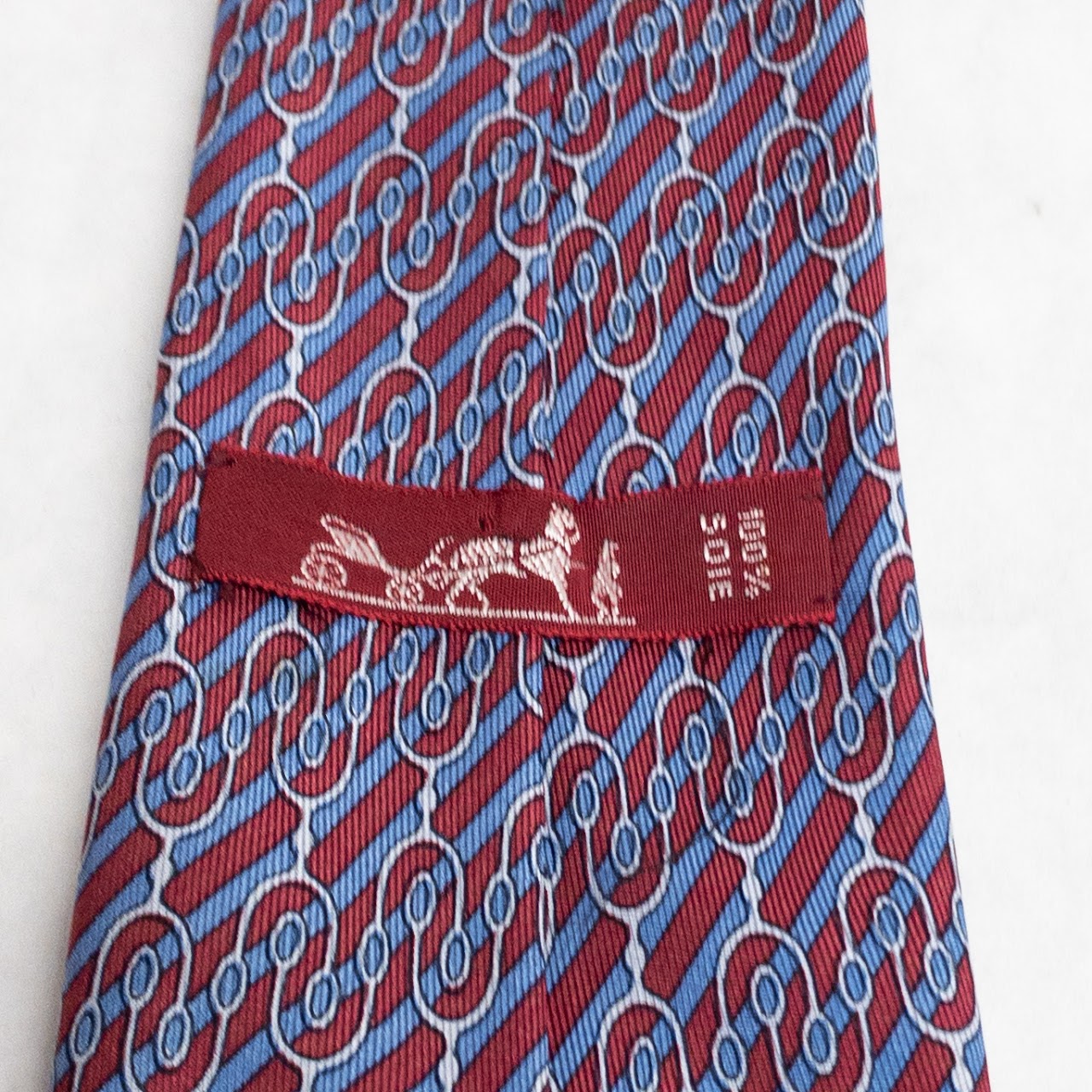 Hermès Vintage Silk Twill Skinny Tie