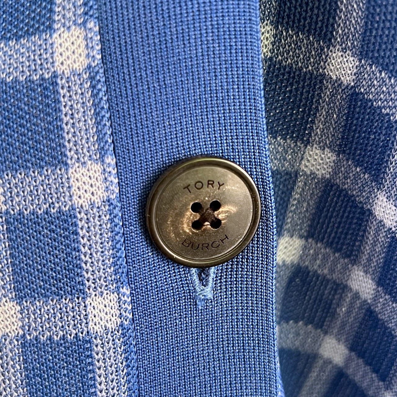 Tory Burch NEW Picnic Plaid Boyfriend Cardigan