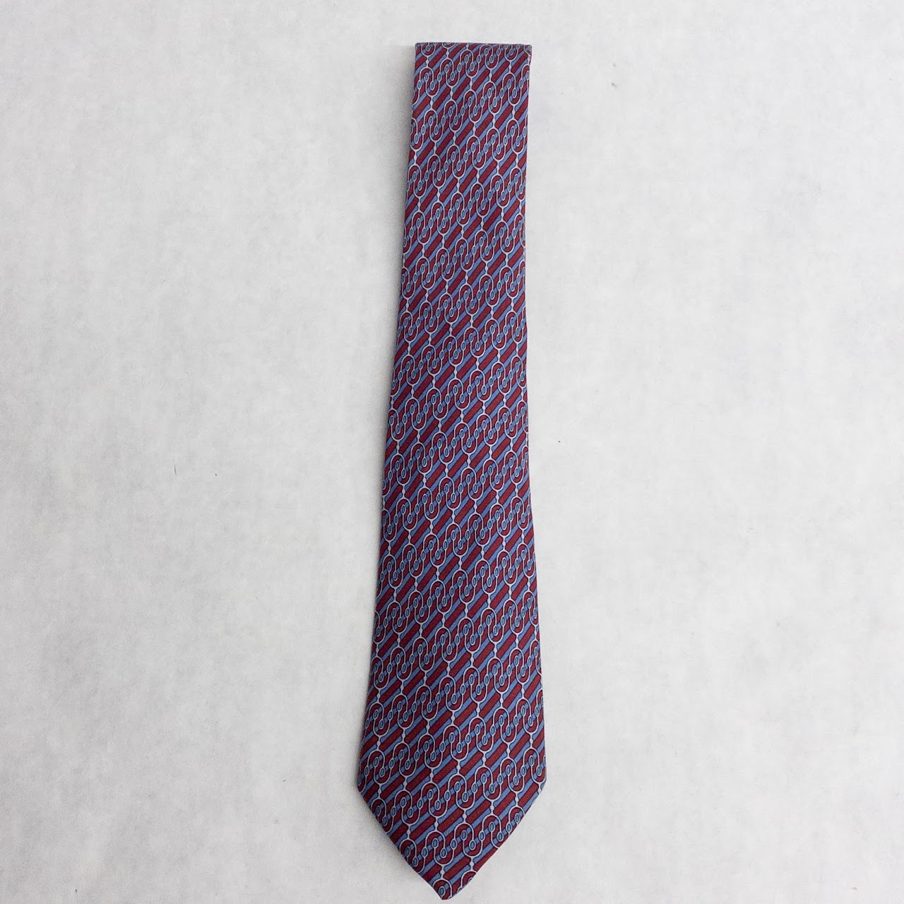 Hermès Vintage Silk Twill Skinny Tie