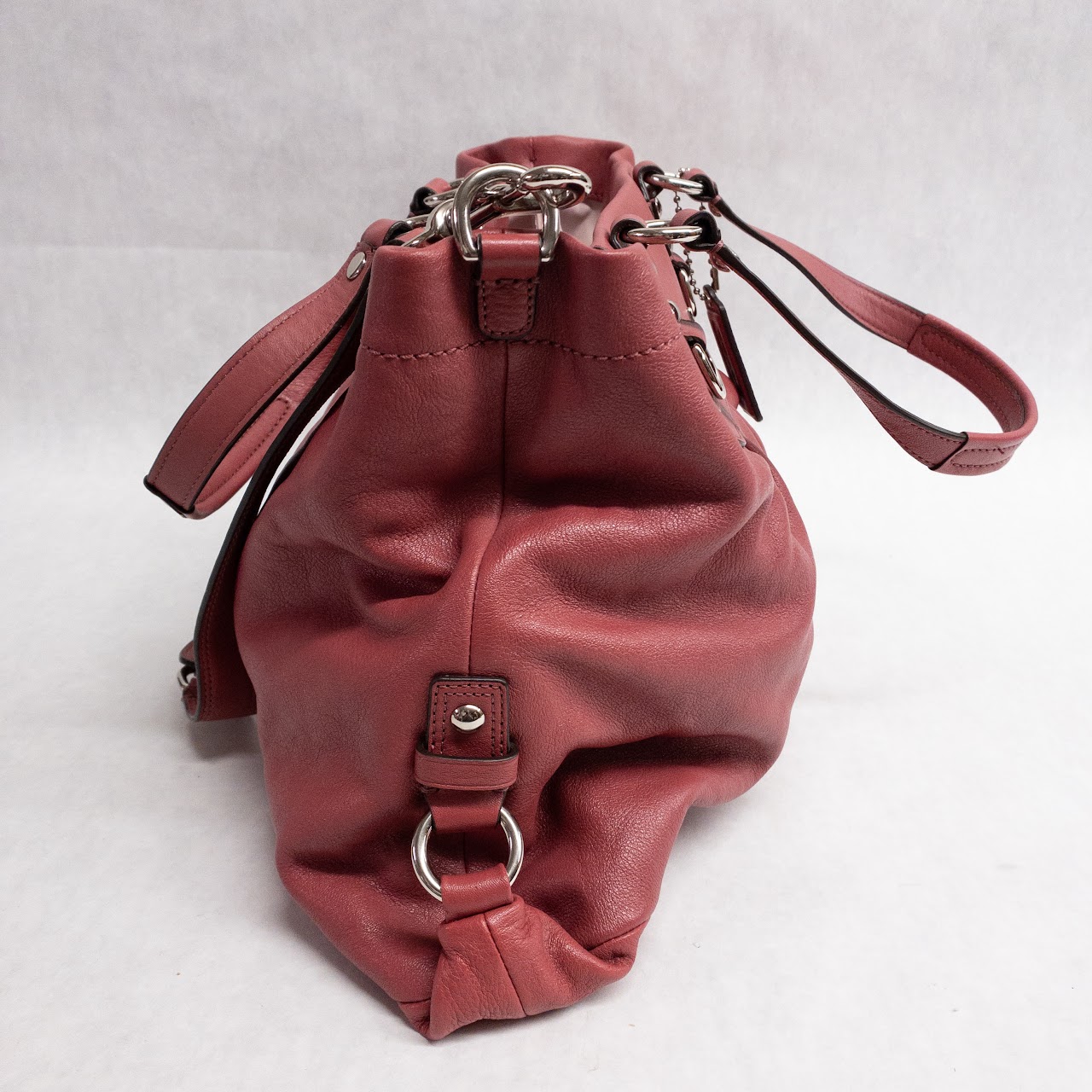 Coach Dark Pink Ashley Tote Bag