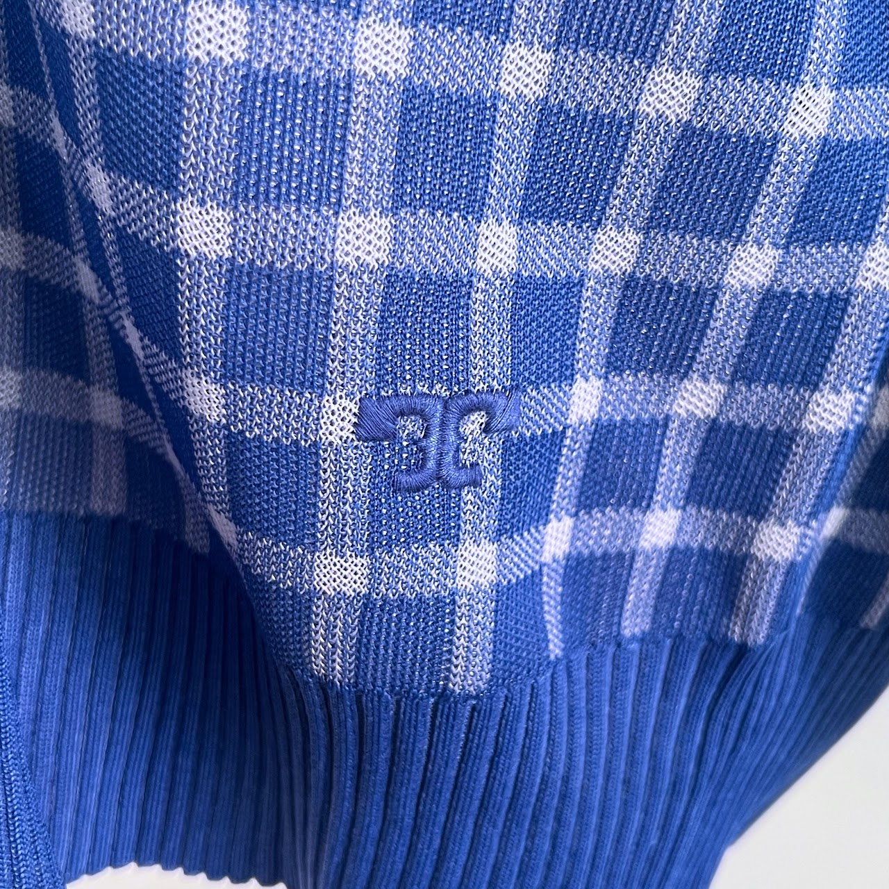 Tory Burch NEW Picnic Plaid Boyfriend Cardigan