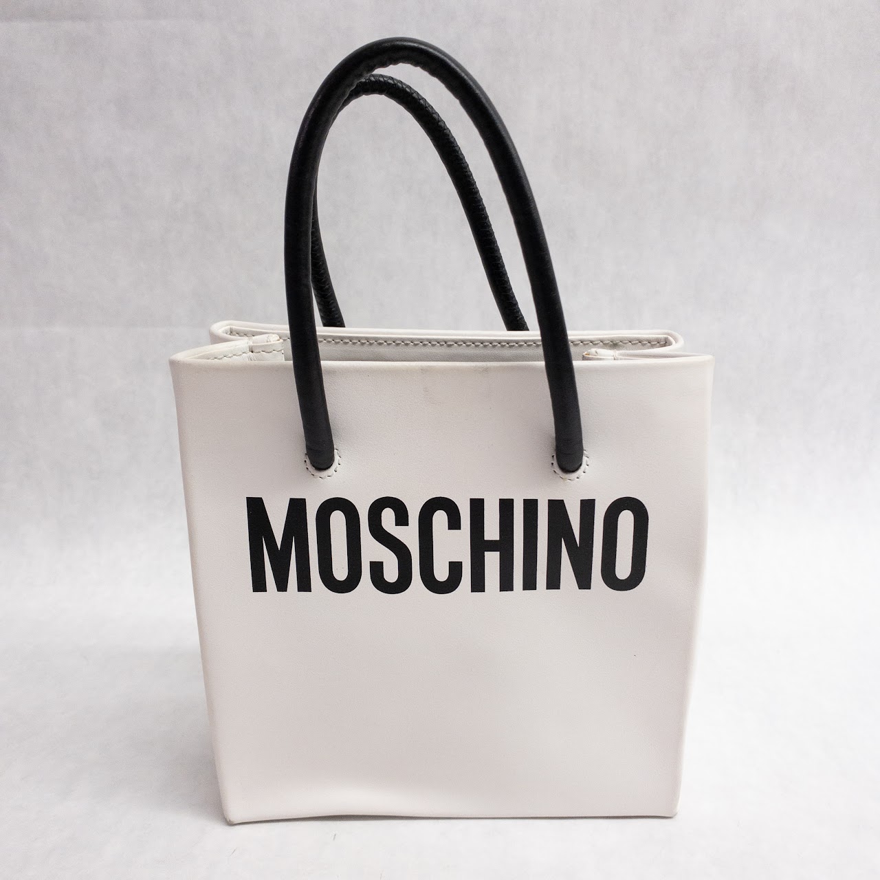 Moschino Micro Tote Crossbody Bag