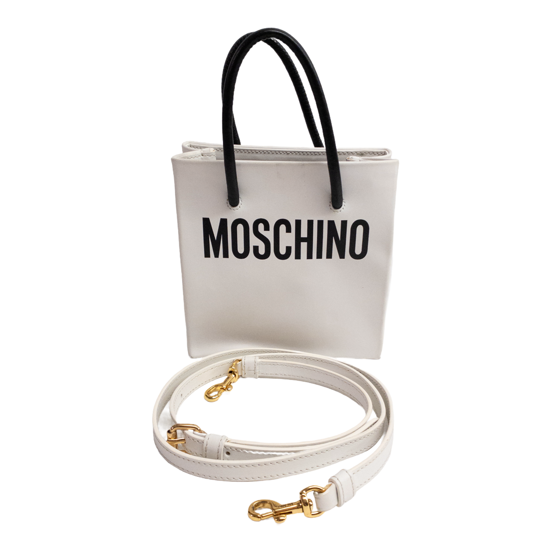 Moschino Micro Tote Crossbody Bag