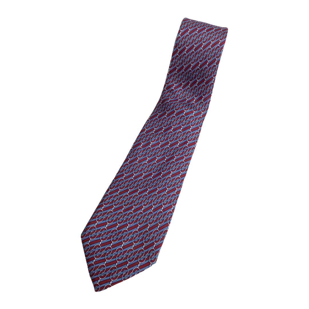 Hermès Vintage Silk Twill Skinny Tie