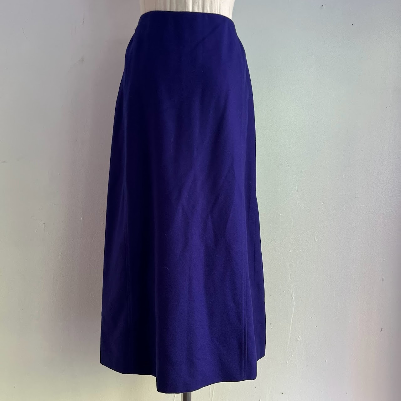 Christian Dior Sportswear Vintage Purple Wool Skirt