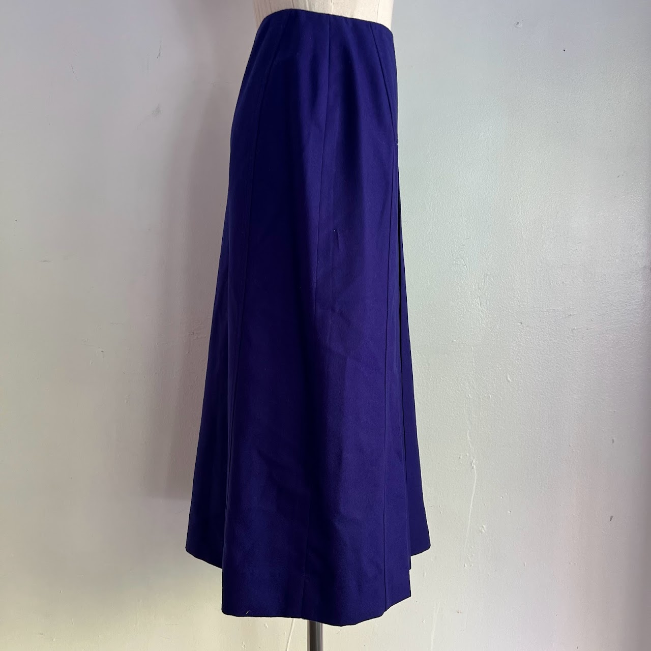 Christian Dior Sportswear Vintage Purple Wool Skirt