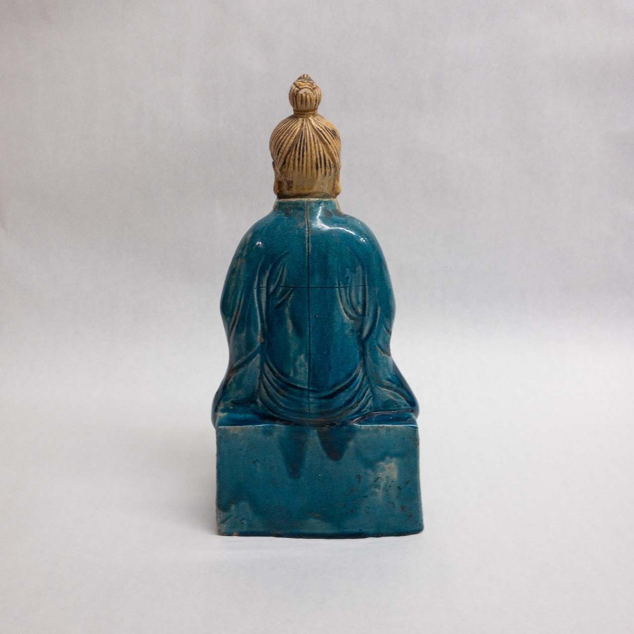 Vintage Ceramic Confucius Statue