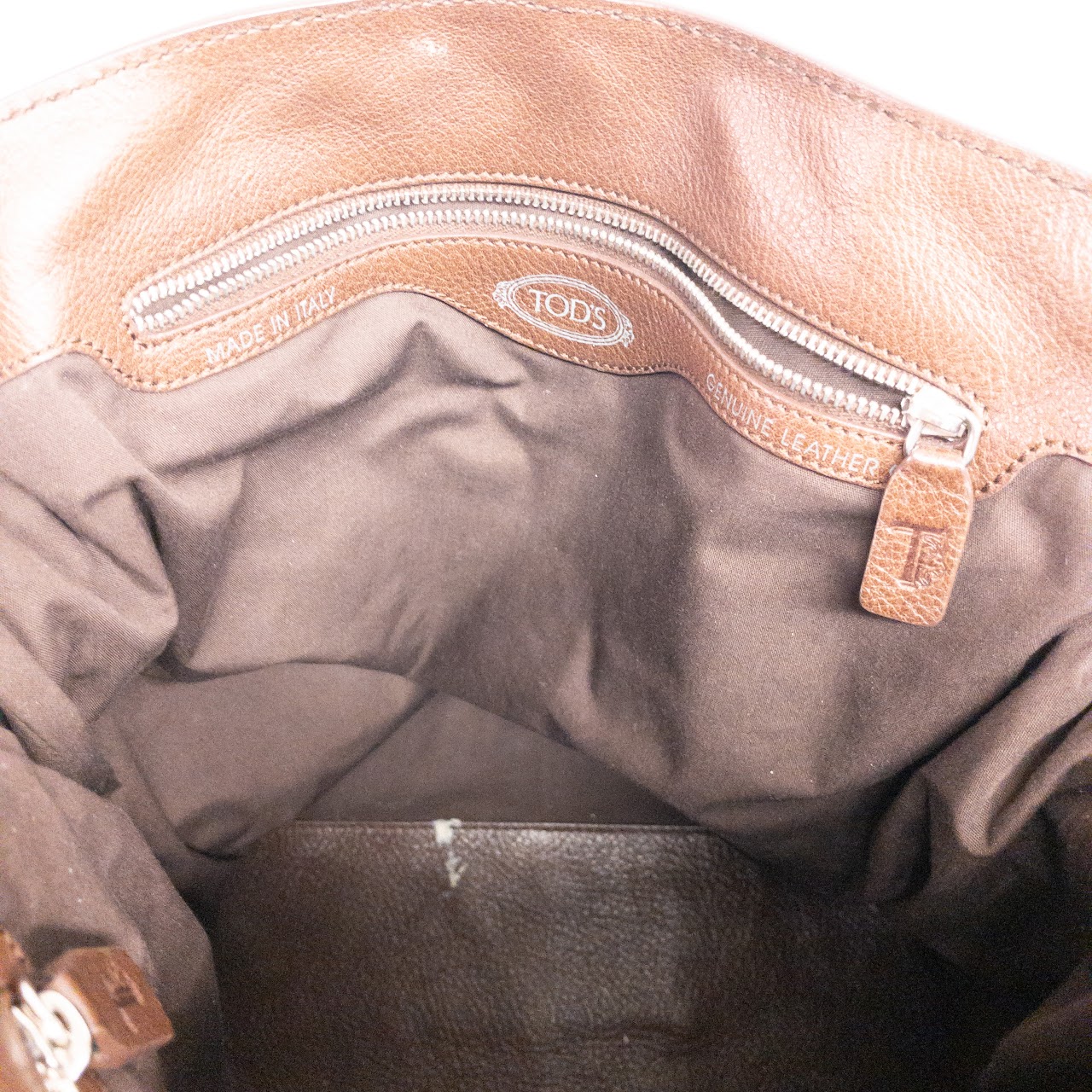 Tod's Brown Leather Shoulder Bag