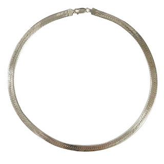 Sterling Silver Wide Herringbone Chain