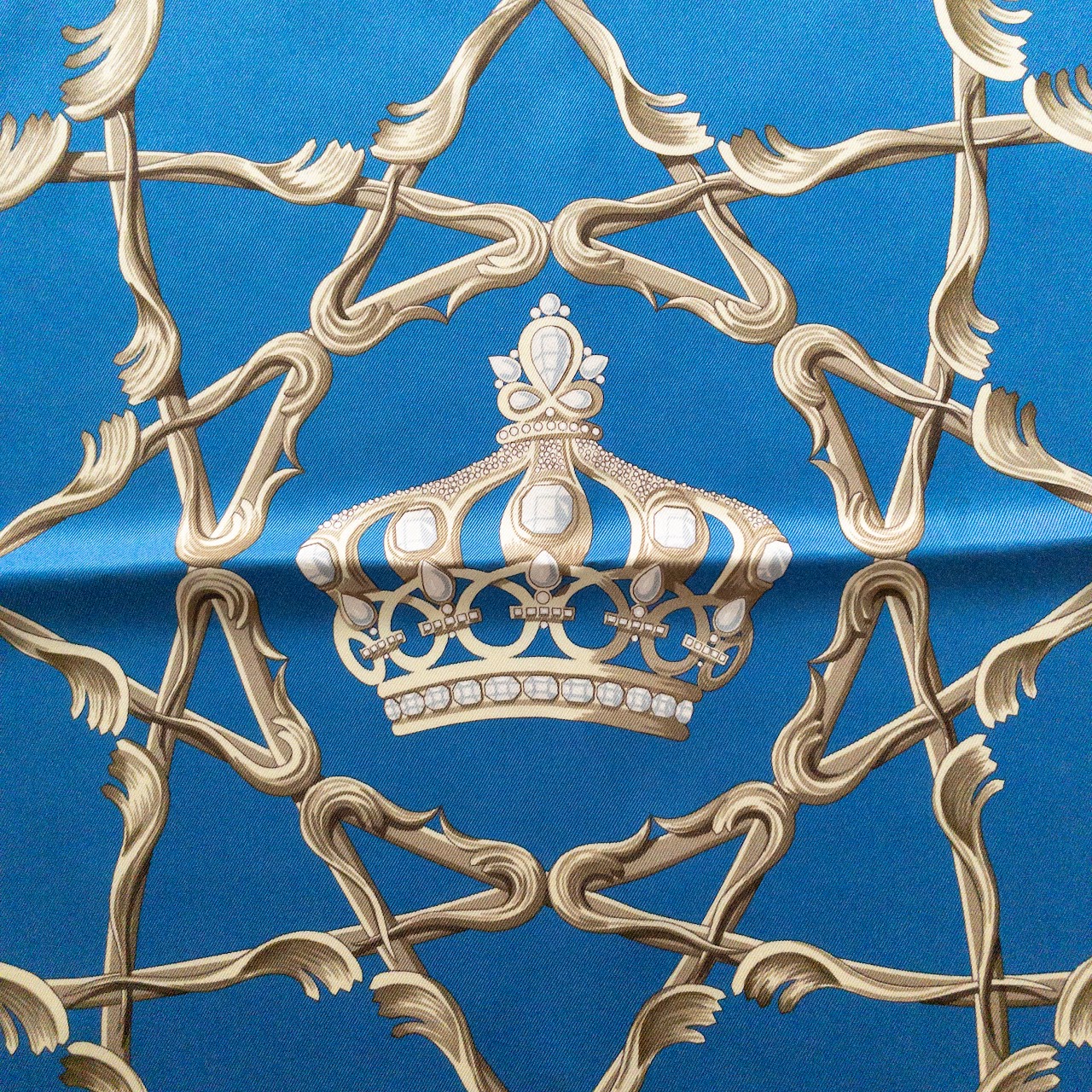 Hermès Silk Crown Jewels Scarf