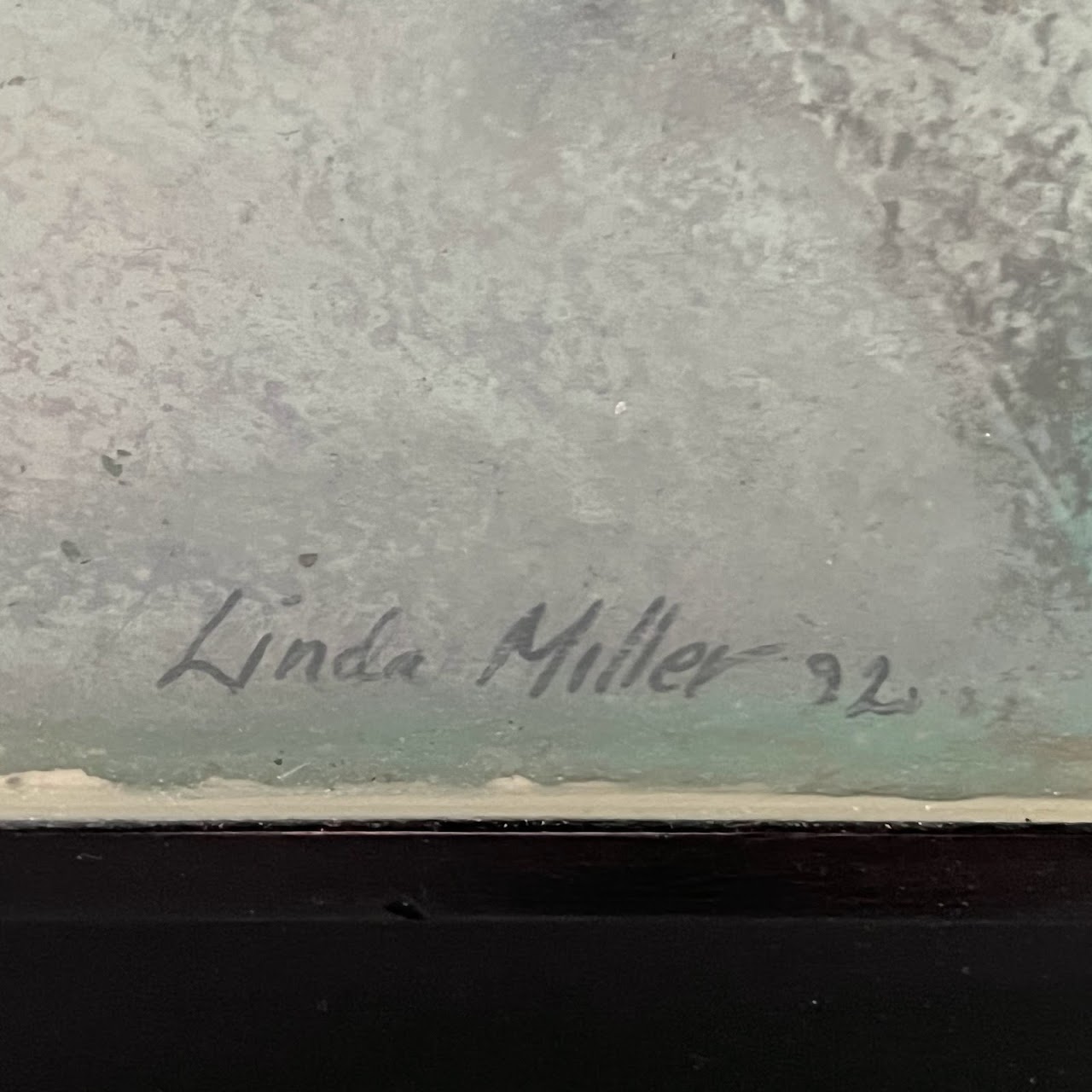 Linda Miller Signed Mixed Media Painting