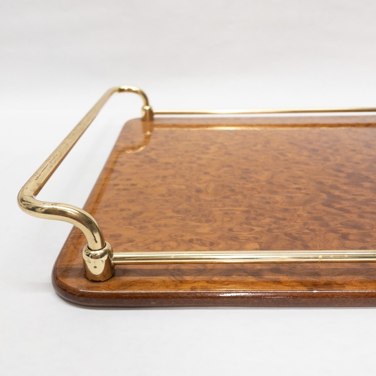 Lacquered Maple Serving Tray