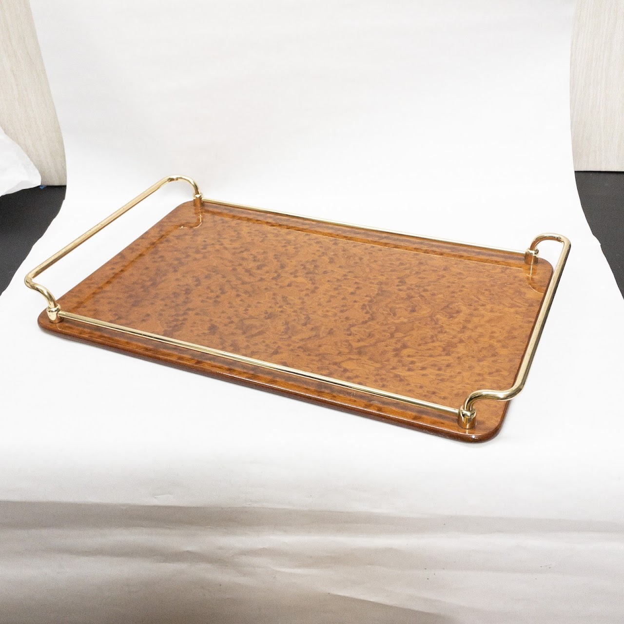 Lacquered Maple Serving Tray